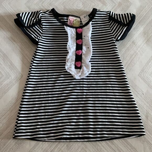 Twirls & Twigs Girls 2 Piece Striped Shirt & Pants - Picture 7 of 10